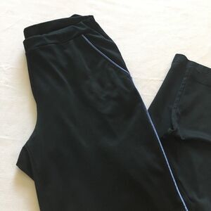 Abby & Friends black striped athletic pants Small